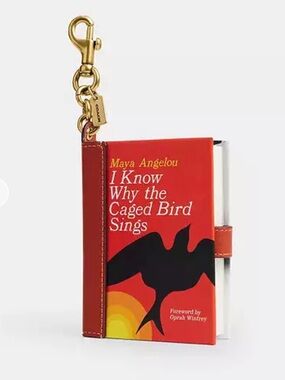 COACH Book Charm: Maya Angelou I Know Why the Caged Bird Sings